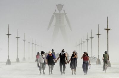 Burning Man has cancelled its August event, instead hosting a celebration online. AP photo
