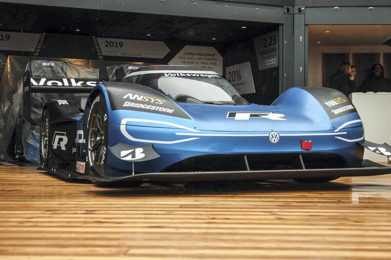 Petrol takes a back seat in VW's ID R Pikes Peak racecar.