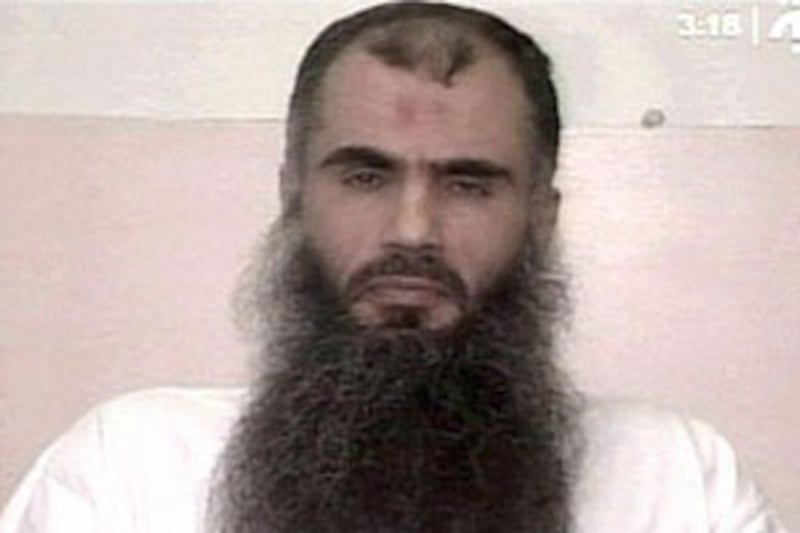 Jordanian extremist Abu Qatada whose release from prison was sought by the al Qaida's extremists who are believed to have carried out their threat to kill British hostage Edwin Dyer.