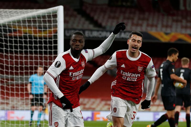 Nicolas Pepe (Saka, 78) 8 - An instant spark. Arsenal looked ready to create something every time the Ivorian winger had the ball and, eventually, they did. Pepe finished calmly over Ondrej Kolar in the 89th minute. AFP