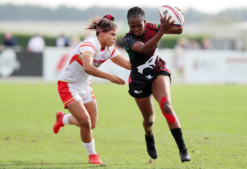 Kenya played against Tunisia in the International Invitational women category