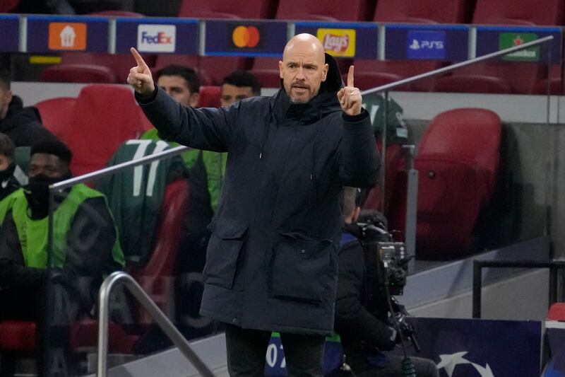 MANCHESTER UNITED'S MANAGERIAL TARGETS: Ajax's head coach Erik ten Hag, who has been in talks with United bosses, heads a list of potential candidates for the manager's role at Old Trafford next season. He has won two Eredivisie titles with Ajax and took them to the Champions League semi-finals in 2019. AP 