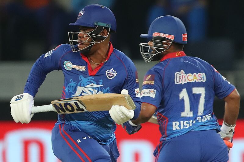 Shimron Hetmyer and Rishabh Pant of Delhi Capitals added quick runs later in the innings. Sportzpics for IPL