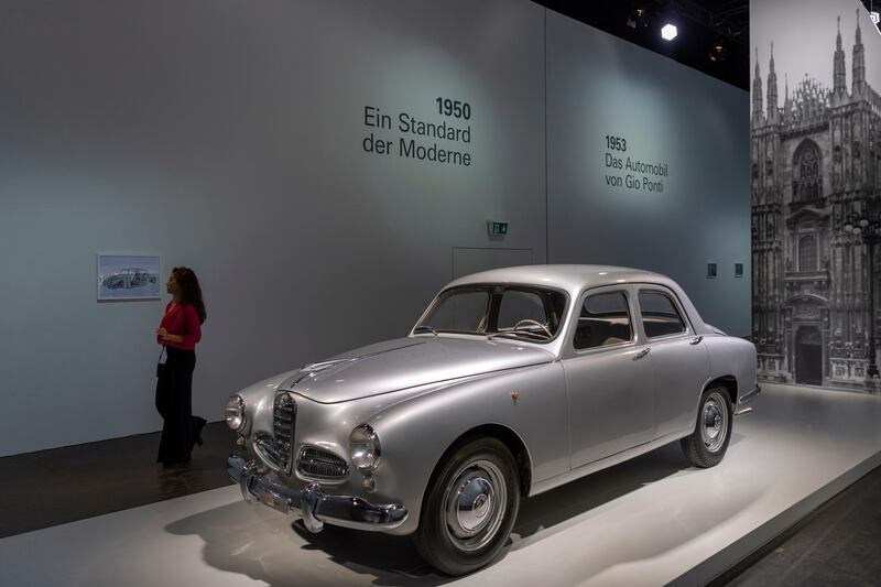 An Alfa Romeo 1900 is on display. EPA