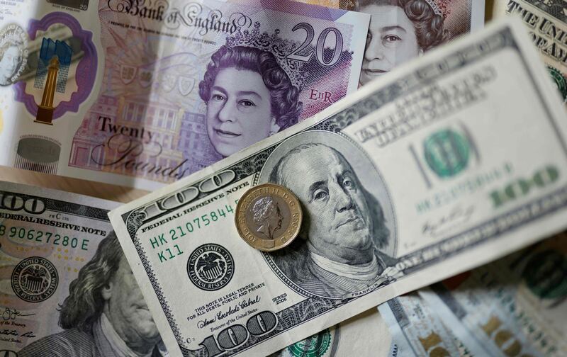 The pound plunged to a record low against the dollar on September 26, 2022. AFP