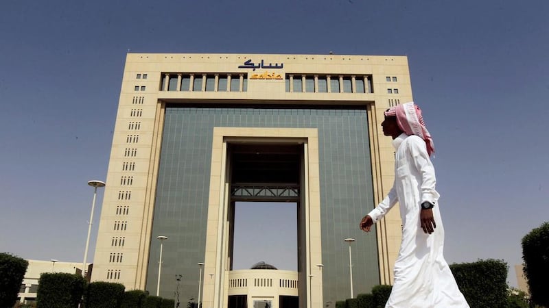 The Saudi Basic Industries Corp headquarters. Sabic is 70 per cent owned by the Saudi government. Faisal Al Nasser / Reuters