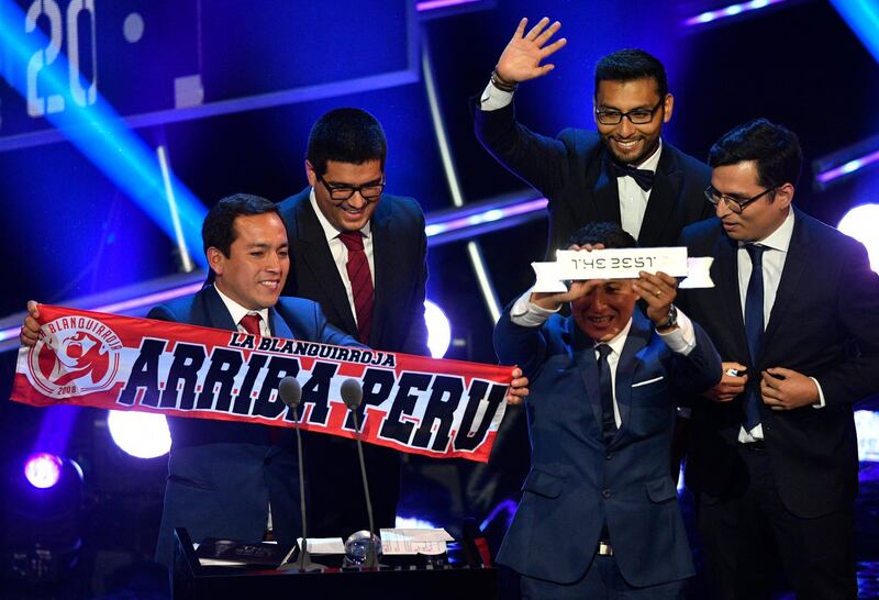 The FIFA Fan Award goes to Peruvian fans.  EPA