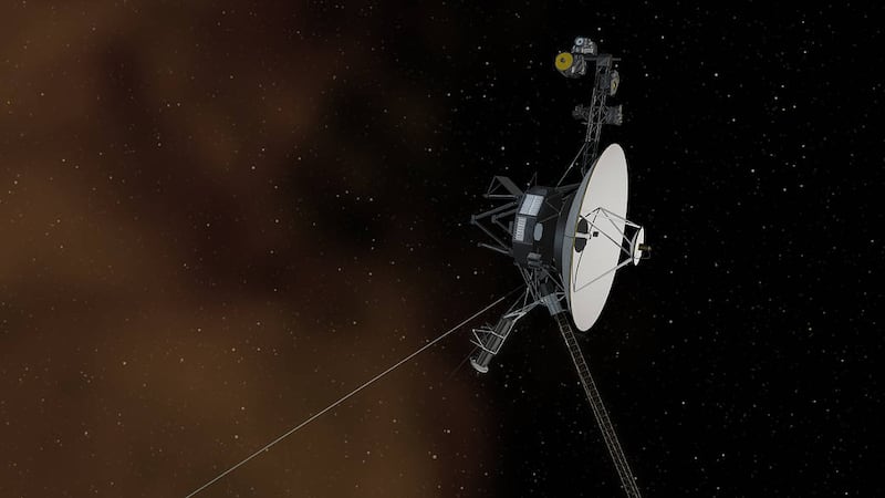 An artist's impression of the Voyager 1 spacecraft entering interstellar space. All photos: Nasa