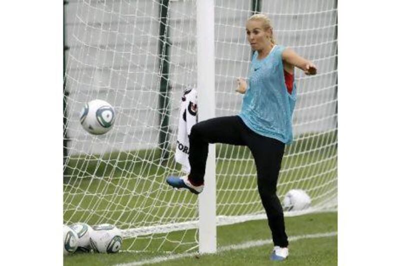 Heather Mitts, the USA defender, hopes to make her first appearance at the World Cup today against North Korea after injury scuppered her 2003 and 2007 chances.