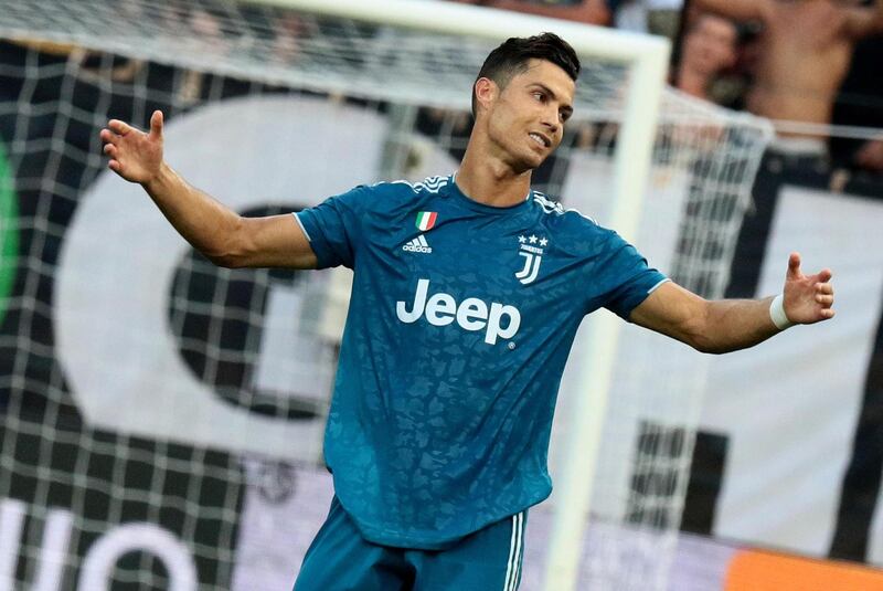 It was a frustrating personal night for Cristiano Ronaldo as he had a goal disallowed by VAR, but Juventus won 1-0 against Parma in their opening game of the new Serie A season. EPA