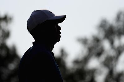 ST LOUIS, MO - AUGUST 11: Tiger Woods of the United States stands on the 18th hole during the third round of the 2018 PGA Championship at Bellerive Country Club on August 11, 2018 in St Louis, Missouri.   Jamie Squire/Getty Images/AFP
== FOR NEWSPAPERS, INTERNET, TELCOS & TELEVISION USE ONLY ==
