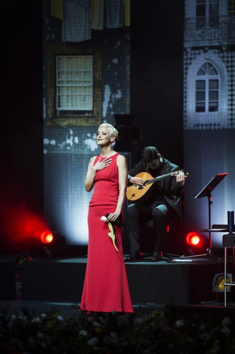 Mariza performs at Emirates Palace on March 29, 2017 as part of Abu Dhabi Festival 2017. Courtesy Edelman Dabo