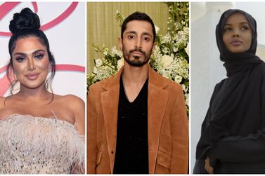 Huda Kattan, Riz Ahmed and Halima Aden have all spoken about observing Ramadan in the past. Getty Images, Instagram 