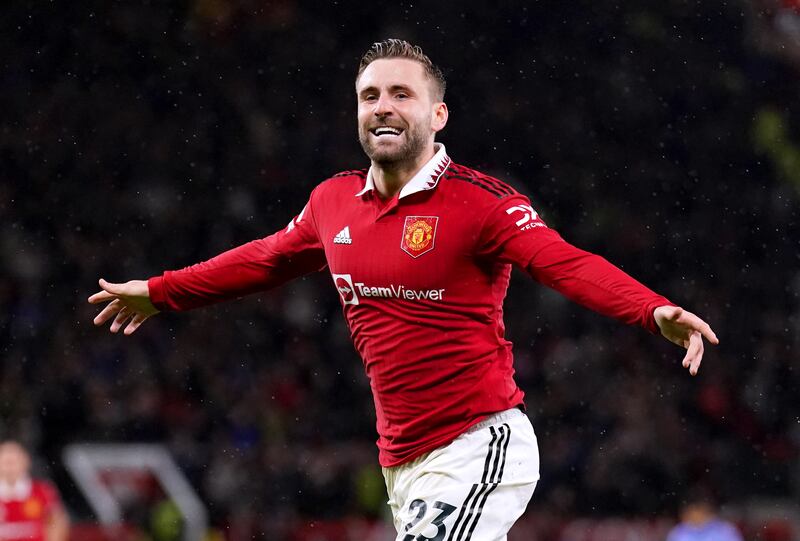 Luke Shaw 7.5: Raises his game when his position is under threat. He was deservedly dropped after the two opening defeats and had to work his way back into the side ahead of new signing Malacia. Became a key United player. Powerful and attack-minded, he also performed well as a central defender, but left-back is where he excels. PA  