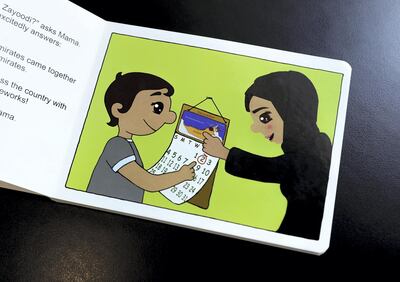 Abu Dhabi, U.A.E., November 21, 2018.  
 Zayoodi Tales – new books written for children by Sarah Sillis.
Victor Besa / The National
Section:  NA
Reporter:  Melissa Gronlund