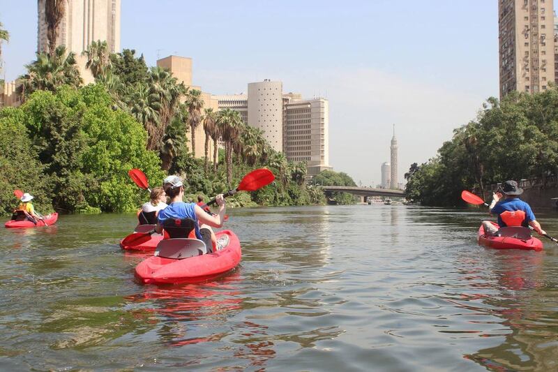 A tour with Nile Kayak Club in Egypt. Courtesy Nile Kayak Club