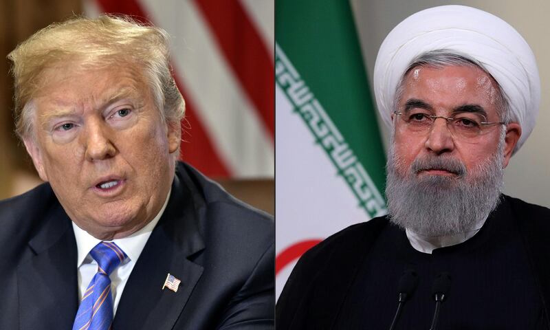 Are Donald Trump's United States and Hassan Rouhani's Iran about to engage in another round of escalating tensions? AFP