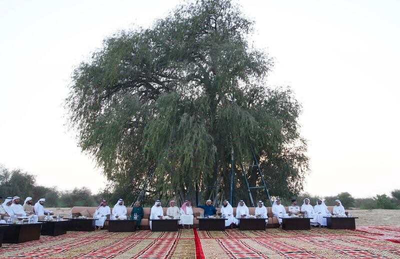 Sheikh Hamdan attends the Silaa Majlis.