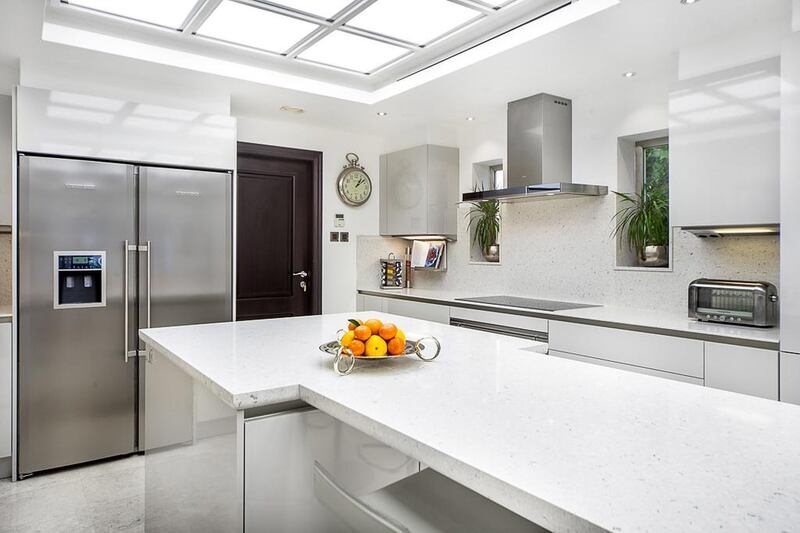 There's a fancy SieMatic kitchen and LED lighting. Courtesy Ascot & Co