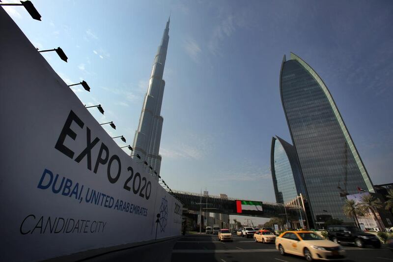 Dubai’s successful bid to host the Expo 2020 was one of the highlight's of 2013. AP Photo/Kamran Jebreili