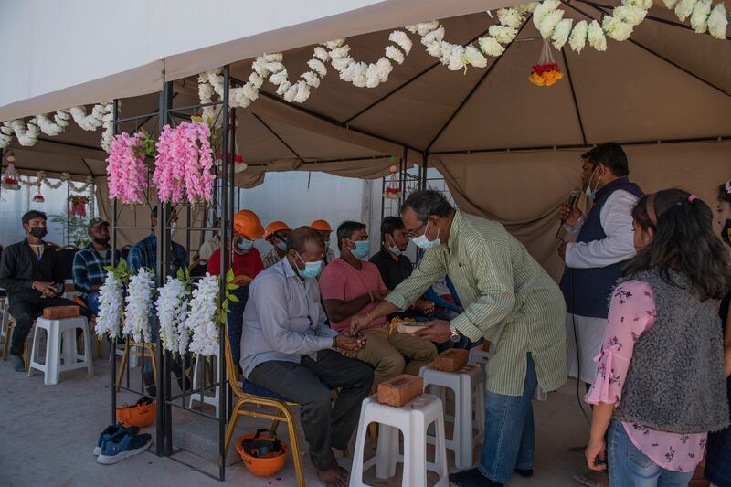 Devotees from overseas can be part of the ceremony online. Others can visit the temple site on Friday between 10am to 2pm after registering on the temple website.