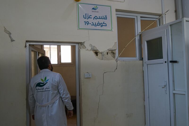 Dr Al Ali said physicians risked their own lives as they stayed to look after their patients as the buildings shook