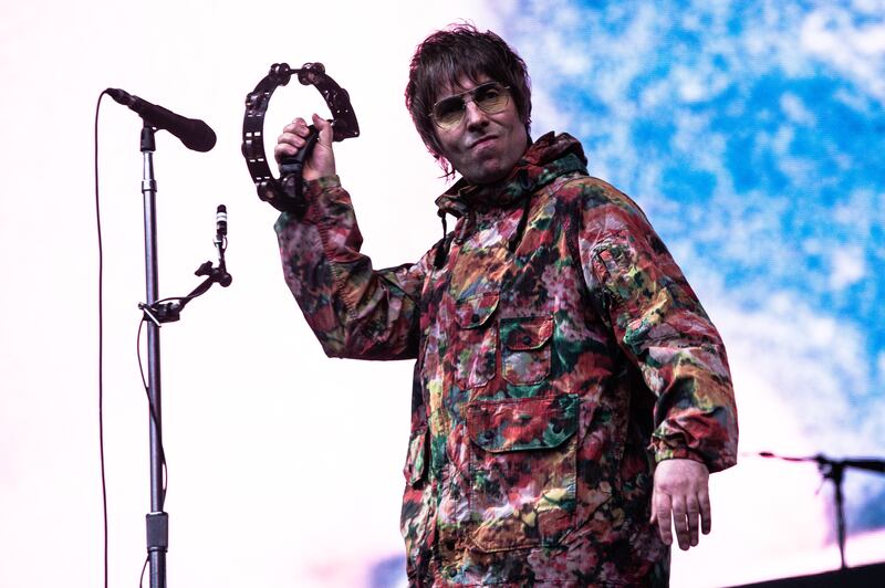 Local hero Liam Gallagher performs at the Etihad Stadium in Manchester in June 2022. Photo: Graham Finney / Cover Images