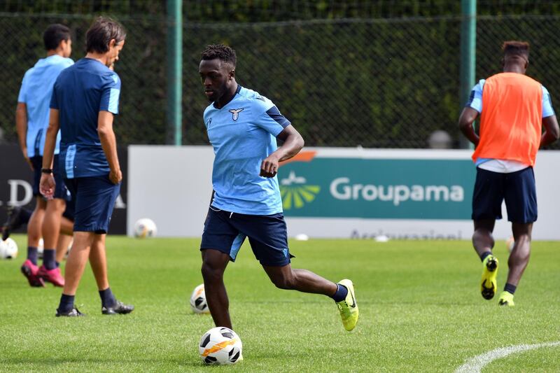 ROME, ITALY - OCTOBER 02:  Bobby Adekanye of SS Lazio during an SS Lazio training session on October 2, 2019 in Rome, Italy.  (Photo by Marco Rosi/Getty Images)