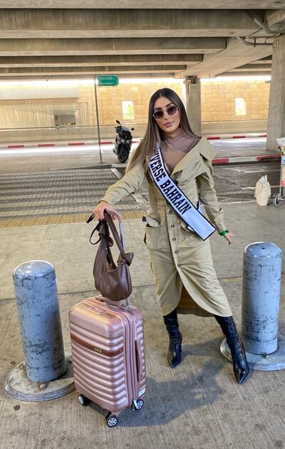 Manar Nadeem Deyani after she landed in Tel Aviv. Photo: Yugen Group 