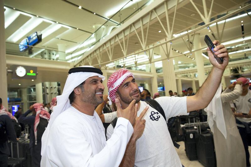 Team Mexican aces CD Guadalajara squad arrive in Abu Dhabi for FIFA Club World Cup UAE 2018. Courstey: Fifa Club World Cup UAE 2018