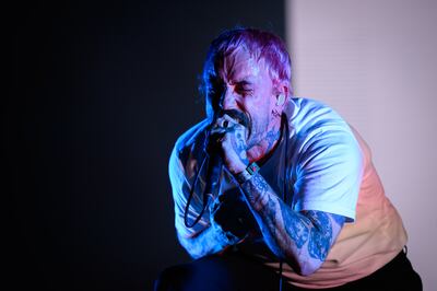     Joe Talbot of Idles performs at Glastonbury Festival 2024. Getty Images