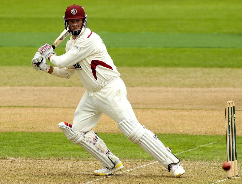 NOTTINGHAM, ENGLAND - JUNE 22:  Marcus Trescothick of Somerset in action during the LV County Championship match between Nottinghamshire and Somerset at Trent Bridge on June 22, 2014 in Nottingham, England.  (Photo by Ben Hoskins/Getty Images)
