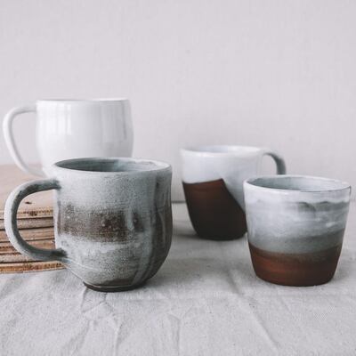 Small batch handmade mugs, priced from Dh65, by invitation only, Ruson Ceramics, www.ruson.co 