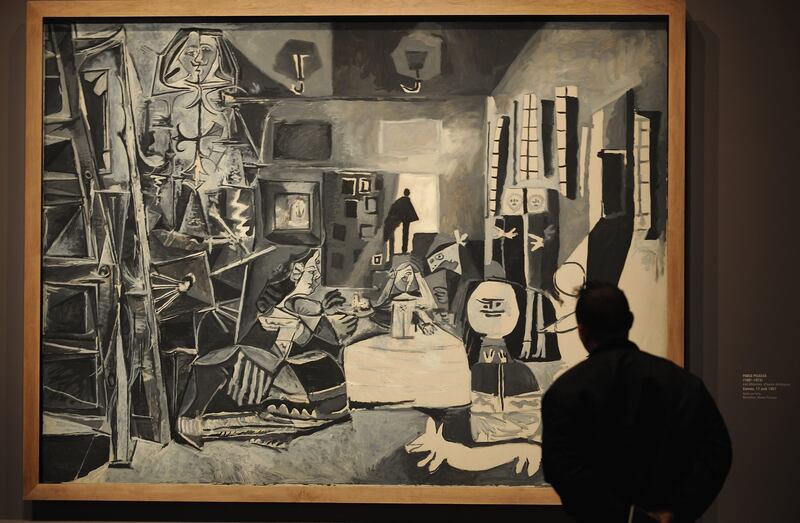  Picasso's Les Melines d'apres Velasquez. Getty Images