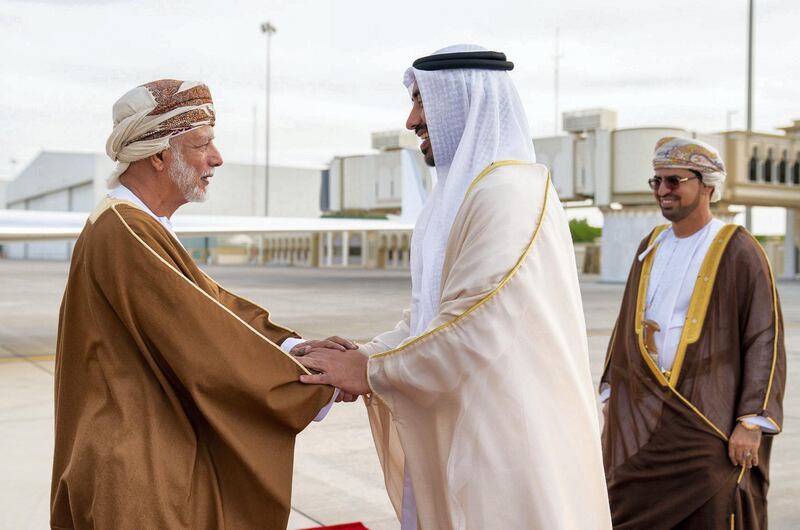 Abdullah bin Zayed receives Yousuf bin Alawi