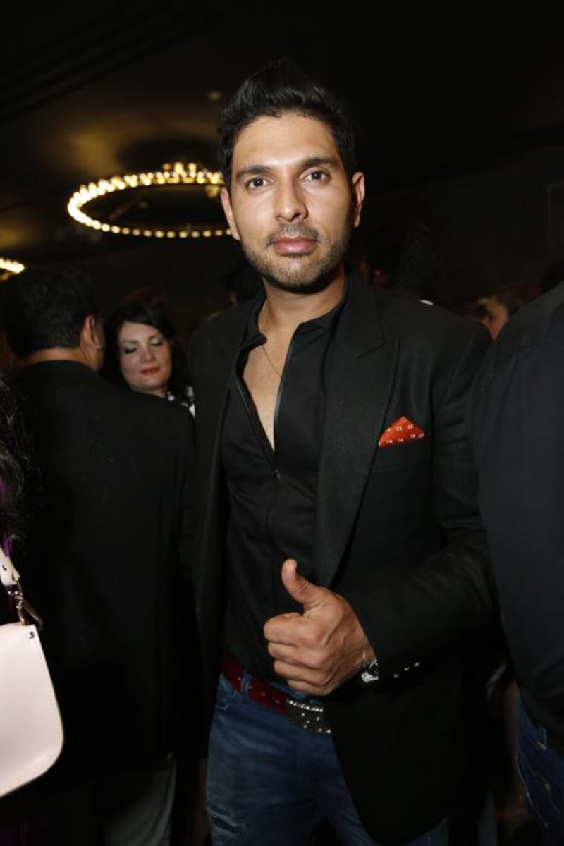 Indian former cricketer, Yuvraj Singh, attended the opening of Clé Dubai. Courtesy Arian Marcos / Katch PR