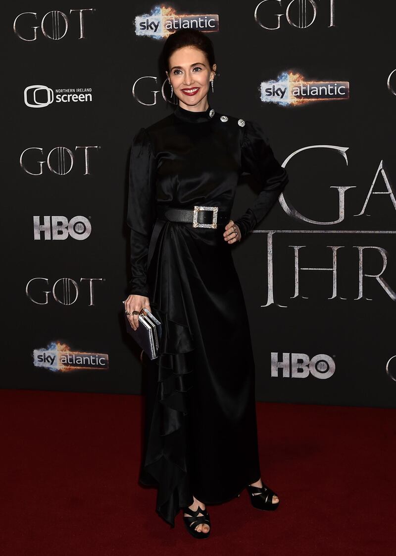 Carice van Houten (Melisandre) at the premiere of season eight of 'Game of Thrones' in Belfast. Getty Images