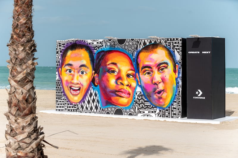 Dubai's Kite Beach features a new street art mural that's all about diversity and inclusion