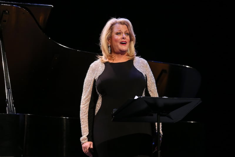 NEW YORK, NY - FEBRUARY 01:  Soprano Deborah Voigt performs on stage at 2016 Gershwin Winter Gala Celebration at Florence Gould Hall on February 1, 2016 in New York City.  (Photo by Rob Kim/Getty Images)