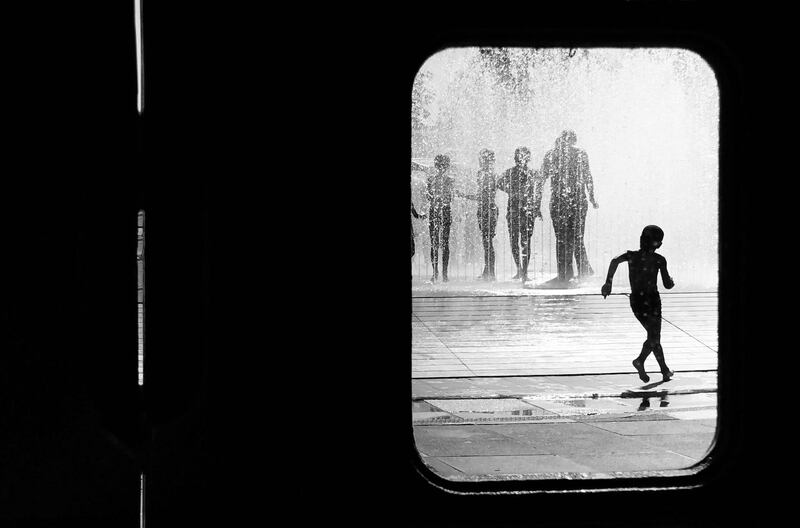 Bhalotia takes all her images with her smartphone, including this shot of children playing in London