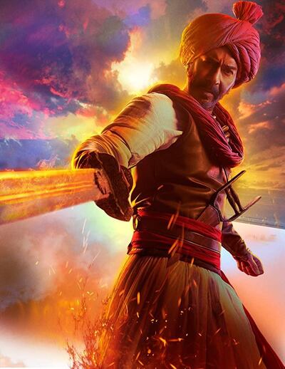 Ajay Devgn stars in 'Tanhaji: The Unsung Warrior' (2020). IMDb