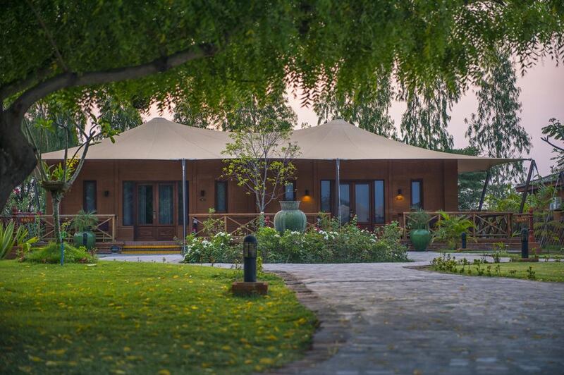 A villa at the Bagan Lodge Hotel & Spa. Courtesy Bagan Lodge Hotel & Spa