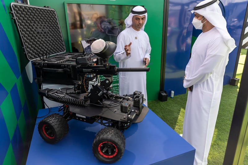 UAE Innovates, an exhibition at Expo 2020 Dubai, showcases cutting-edge technology from the Emirates. All photos by Antonie Robertson / The National