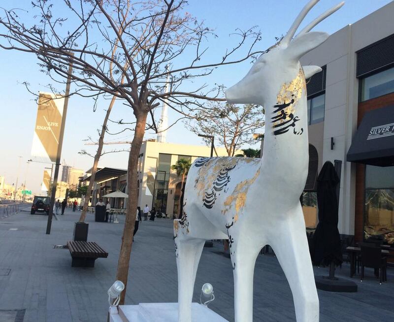 Gazelles in the City at City Walk. Courtesy Meraas Holdings