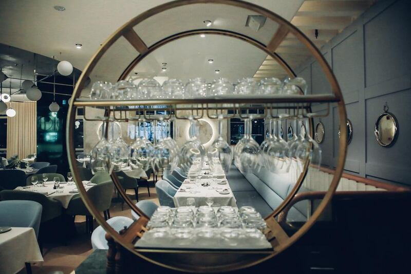 Interior of The Atlantic restaurant in Dubai. Courtesy The Atlantic 