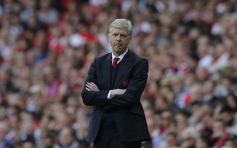Arsenal manager Arsene Wenger looks on against Everton. Andrew Couldridge / Reuters