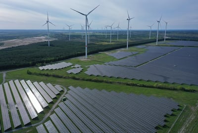 Germany, which plans to get 80 per cent of its electricity from renewables by 2030, supports setting a global target. Getty 