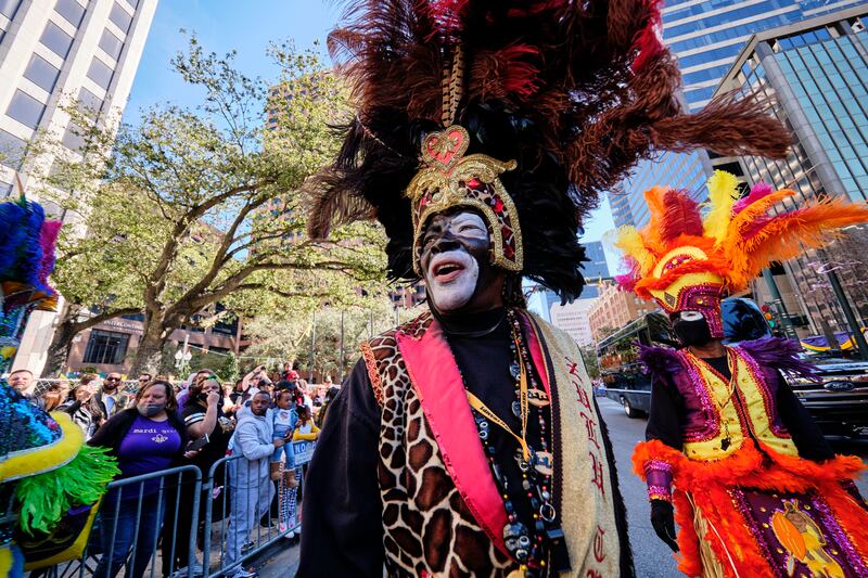 New Orleans is experiencing a return to Mardi Gras celebrations after parades were cancelled in 2021 due to the Covid-19 pandemic. EPA