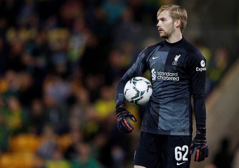 LIVERPOOL RATINGS: Caoimhin Kelleher - 8. The Irishman was secure throughout, rapid off his line and he capped the night with a fine penalty save. AFP