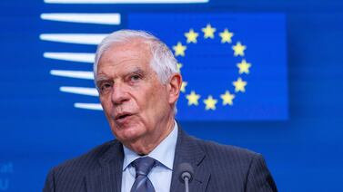 Josep Borrell confirmed that the EU had agreed to a meeting to discuss the situation in Gaza. EPA